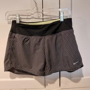 Nike Running Shorts xs Black Zip Pocket Lined